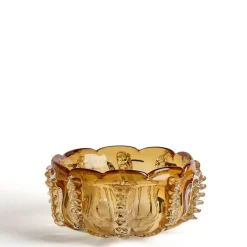 Hot Kave Home Schaal Nicora Glas, kleur Oranje