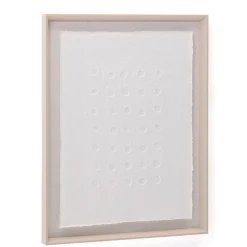 Sale Kave Home Schilderij Olvin Gerecycled papier Wit