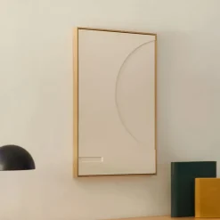 Discount Kave Home Schilderij Sefri Linnen, 90 x 60cm Wit