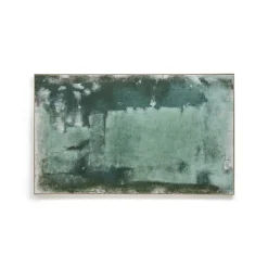 New Kave Home Schilderij Selnar XXL, 122 x 202cm, kleur Groen Donkergroen