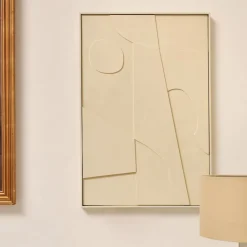 Best Kave Home Schilderij Talin 60 x 90cm, kleur Beige