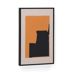 Best Kave Home Schilderij Zernu 65 x 42cm, kleur Oranje