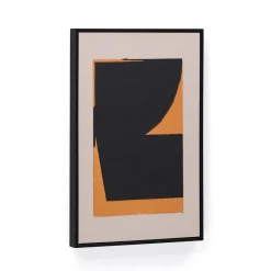 Sale Kave Home Schilderij Zernu 65 x 42cm, kleur Oranje