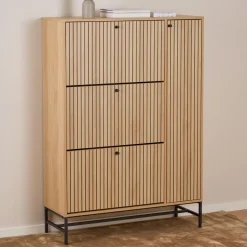 Clearance Bendt Schoenenkast Davon Eikenlook Naturel
