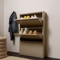 WOOOD Schoenenkast Sabine 3-laags, 103 x 66cm