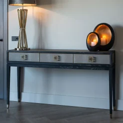 Best Richmond Interiors Sidetable Bloomingville Eikenhout, 165cm Goud