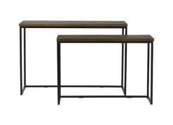 Discount Light & Living Sidetable Bryson Set van 2 stuks Bruin