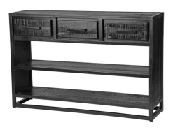 Clearance LABEL51 Sidetable Chili Mangohout, 115cm Zwart