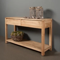 Hot Tower Living Sidetable Corona Teak, 130cm