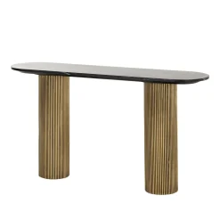 Online Richmond Interiors Sidetable Dayton Marmer en Brass, 130cm
