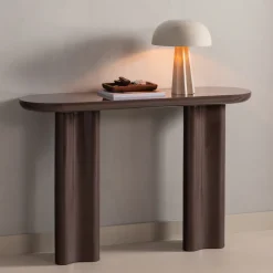 Clearance WOOOD Sidetable Evara 120cm, kleur Donkerbruin
