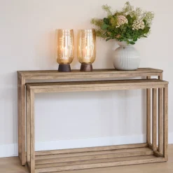 Hot Rivièra Maison Sidetable Harbour Island Eikenhout, Set van 2 stuks