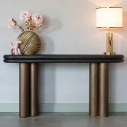 Online Richmond Interiors Sidetable Macaron Eikenhout en metaal, 160cm