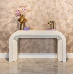 Clearance Richmond Interiors Sidetable Rainbow 150cm, kleur Wit