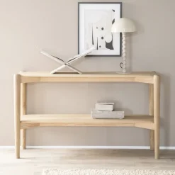 Outlet Eleonora Sidetable Selbu Eiken, 130cm Naturel