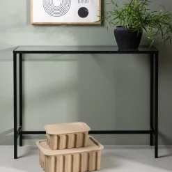 Online Nohr Sidetable Shaindy 100cm, kleur Zwart