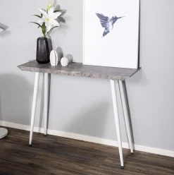 Best Nohr Sidetable Willington Betonlook, 110cm Wit