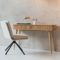 Clearance Zuiver Sidetable/Bureau Barbier Hout, 120cm