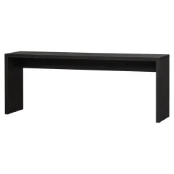 Hot WOOOD Sidetable/Bureau Maan MDF, 200cm, kleur Donkerbruin