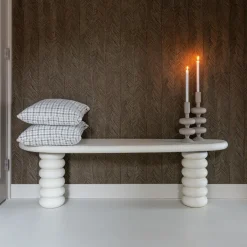 Best Richmond Interiors Sidetable/TV-meubel Bloomstone Organisch 170cm, kleur Wit