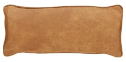 Online WOOOD Sierkussen Bean 30 x 70cm, Recycle leer