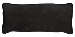 Online WOOOD Sierkussen Bean 30 x 70cm, Recycle leer