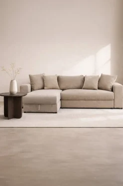 Sale Nohr Slaapbank Sokhom Velvet, kleur Beige