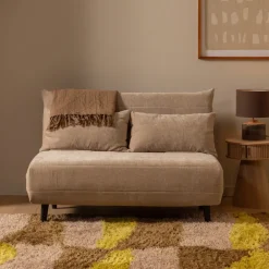 Clearance WOOOD Slaapbank Xem Chenille, kleur Naturel