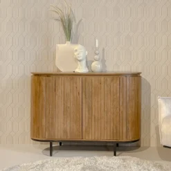 Discount Livingfurn Smal Dressoir Noor Mangohout, 115cm