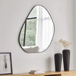 Online Kave Home Spiegel Anera 108 x 84cm, kleur Zwart