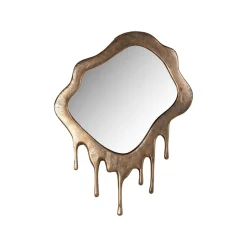 Discount Richmond Interiors Spiegel Drops 74 x 56cm, kleur Brushed Gold