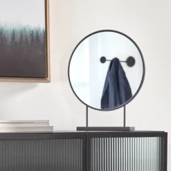 Hot Kave Home Spiegel Libia 45 x 36cm, kleur Zwart