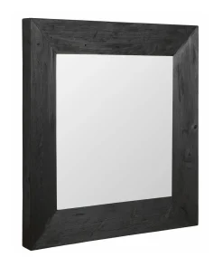 MUST Living Spiegel Lola Hout, kleur Zwart