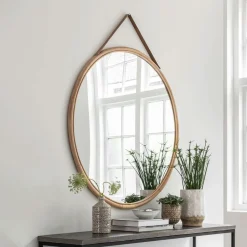 MUST Living Spiegel San Jose Rotan, 100cm Naturel