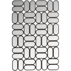 Clearance Richmond Interiors Spiegel Sophia 120 x 80cm, kleur Chestnut