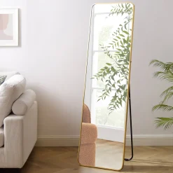 Clearance Artistiq Living Staande Spiegel Jani 160 x 50cm, kleur Goud