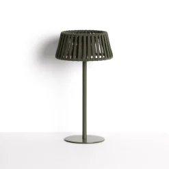 Hot Kave Home Tafellamp Aldet Op zonne-energie, Plat Geweven touw