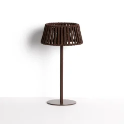 Hot Kave Home Tafellamp Aldet Op zonne-energie, Plat Geweven touw