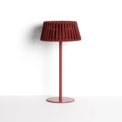 Hot Kave Home Tafellamp Aldet Op zonne-energie, Plat Geweven touw