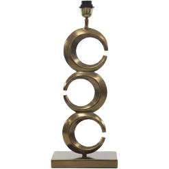 Clearance Richmond Interiors Tafellamp Amina 65cm, kleur Antique Brass