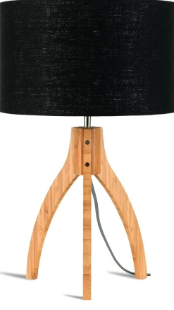 Outlet GOOD&MOJO Tafellamp Annapurna Bamboe en Eco linnen