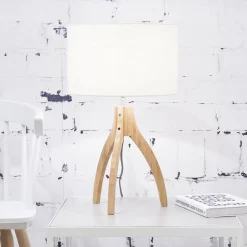 Outlet GOOD&MOJO Tafellamp Annapurna Bamboe en Eco linnen