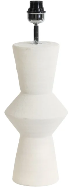 Outlet Light & Living Tafellamp Ayla Keramiek, 51cm (excl. kap) Cru00e8me