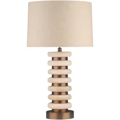 Discount Richmond Interiors Tafellamp Blair 68cm, kleur Natural Naturel