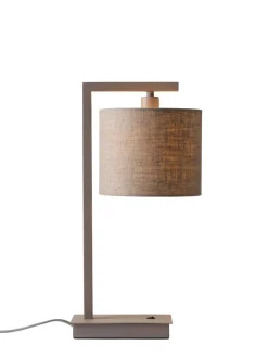 Online it's about RoMi Tafellamp Boston 44cm, kleur Zand