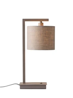 Online it's about RoMi Tafellamp Boston 44cm, kleur Zand