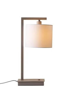 Online it's about RoMi Tafellamp Boston 44cm, kleur Zand