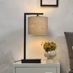 Best it's about RoMi Tafellamp Boston 44cm, kleur Zwart