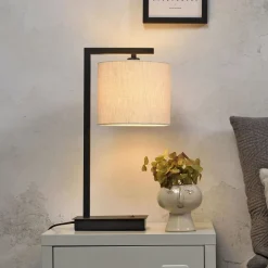 Best it's about RoMi Tafellamp Boston 44cm, kleur Zwart