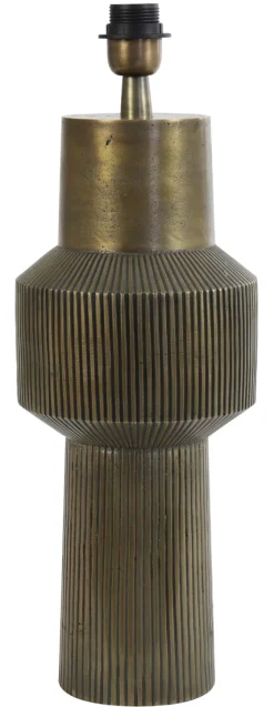 Light & Living Tafellamp Briska 50cm, kleur (excl. kap) Antiek brons